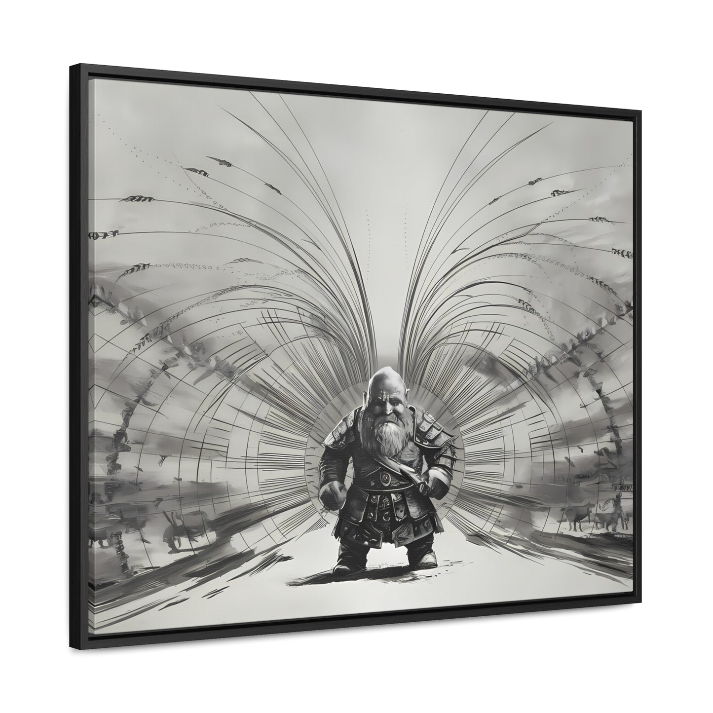 Guardian of the Elemental Winds - Gallery Canvas Wraps, Horizontal Frame