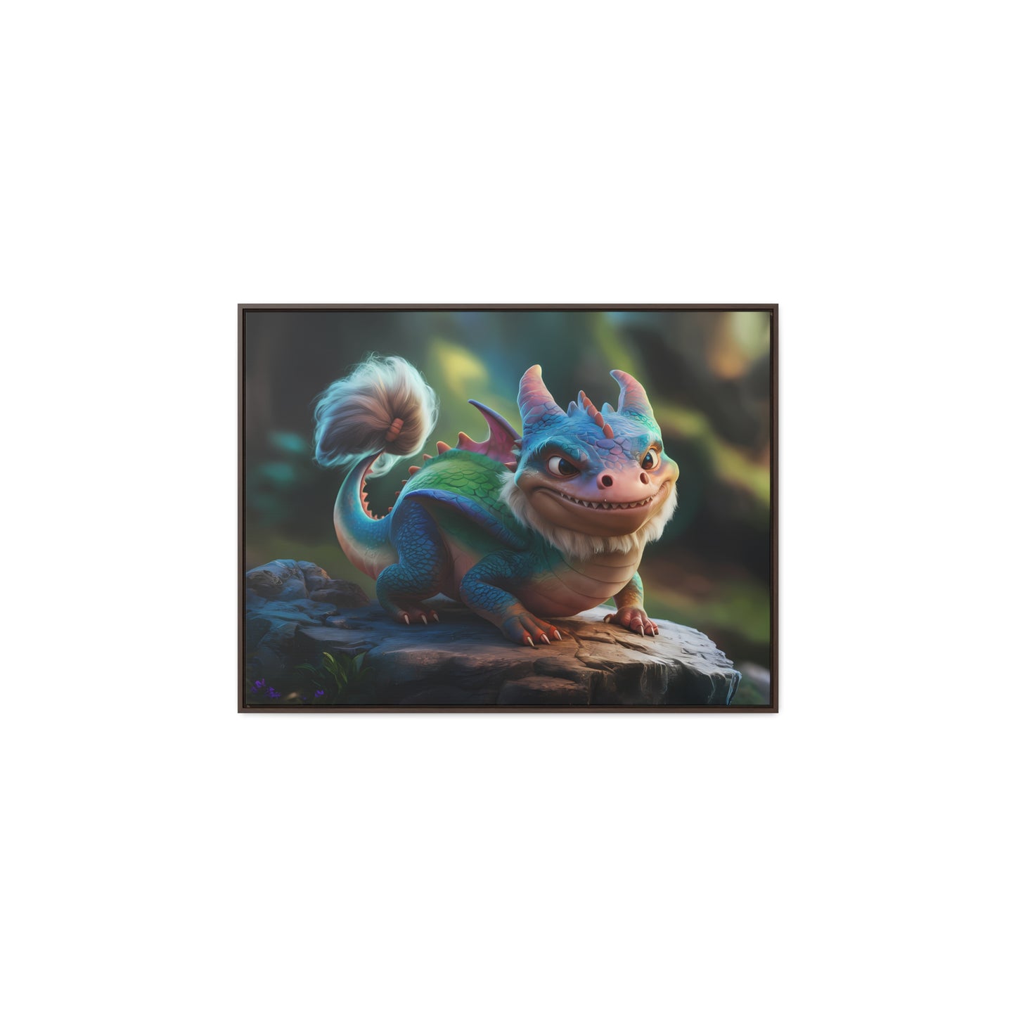 Guardian of the Enchanted Grove - Gallery Canvas Wraps, Horizontal Frame