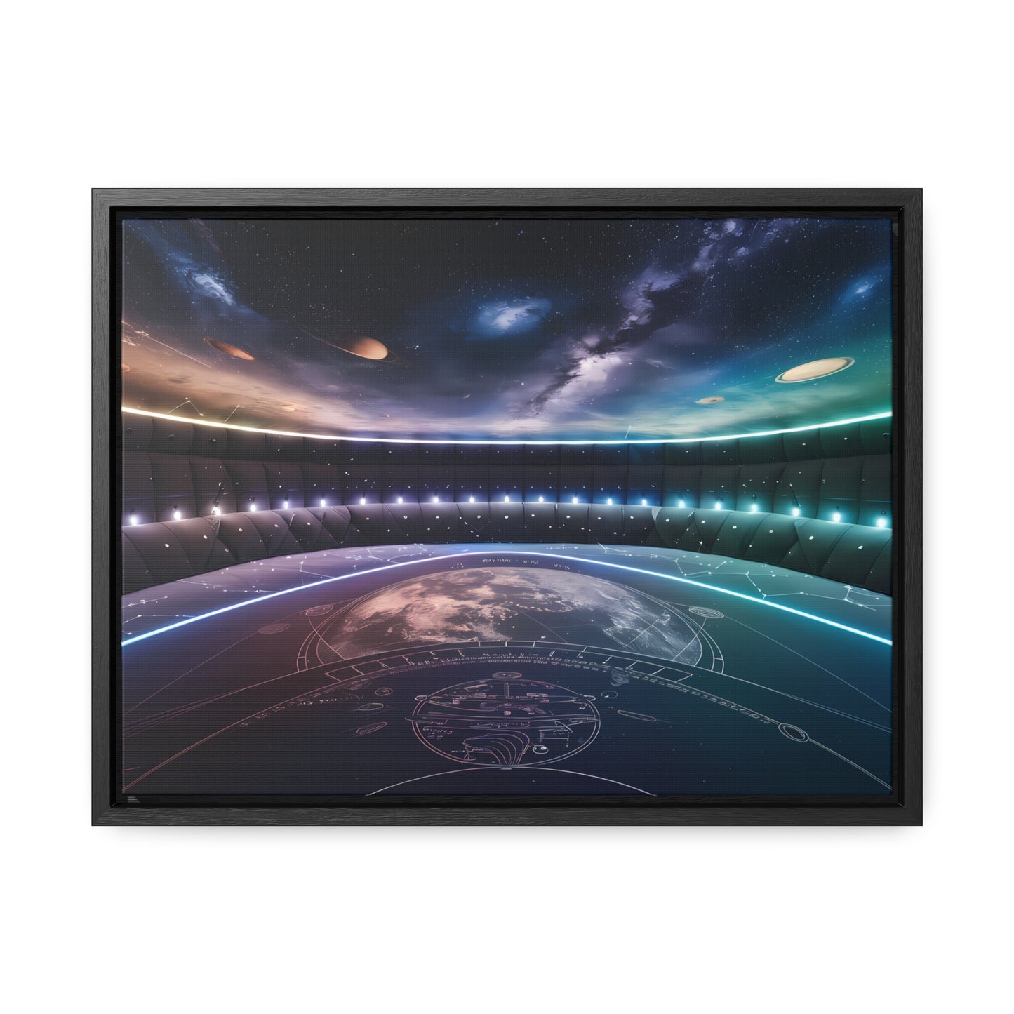 Stellar Observatory Nexus - Gallery Canvas Wraps, Horizontal Frame