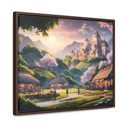 "Whispers of the Twilight Kingdom" - Gallery Canvas Wraps, Horizontal Frame