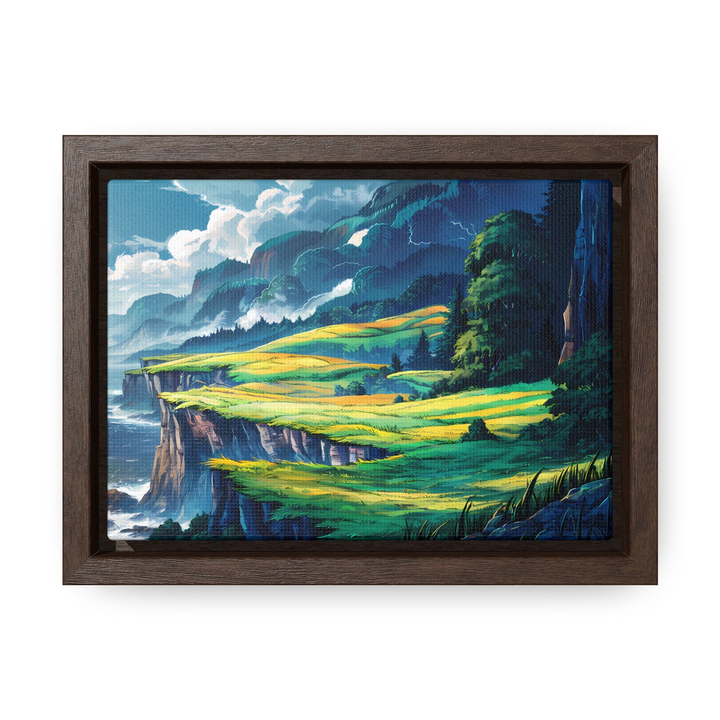 Edge of the Wild Coast - Gallery Canvas Wraps, Horizontal Frame