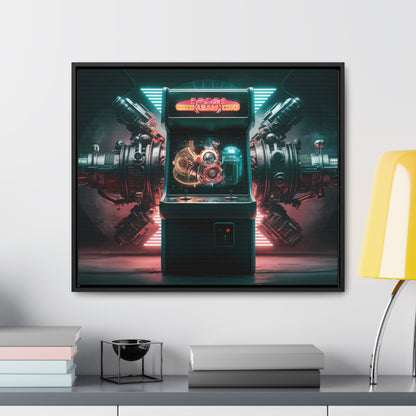 Quantum Arcade Revolution - Gallery Canvas Wraps, Horizontal Frame