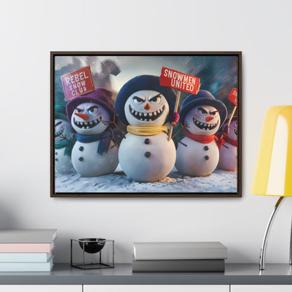 Frosty Revolt - Gallery Canvas Wraps, Horizontal Frame