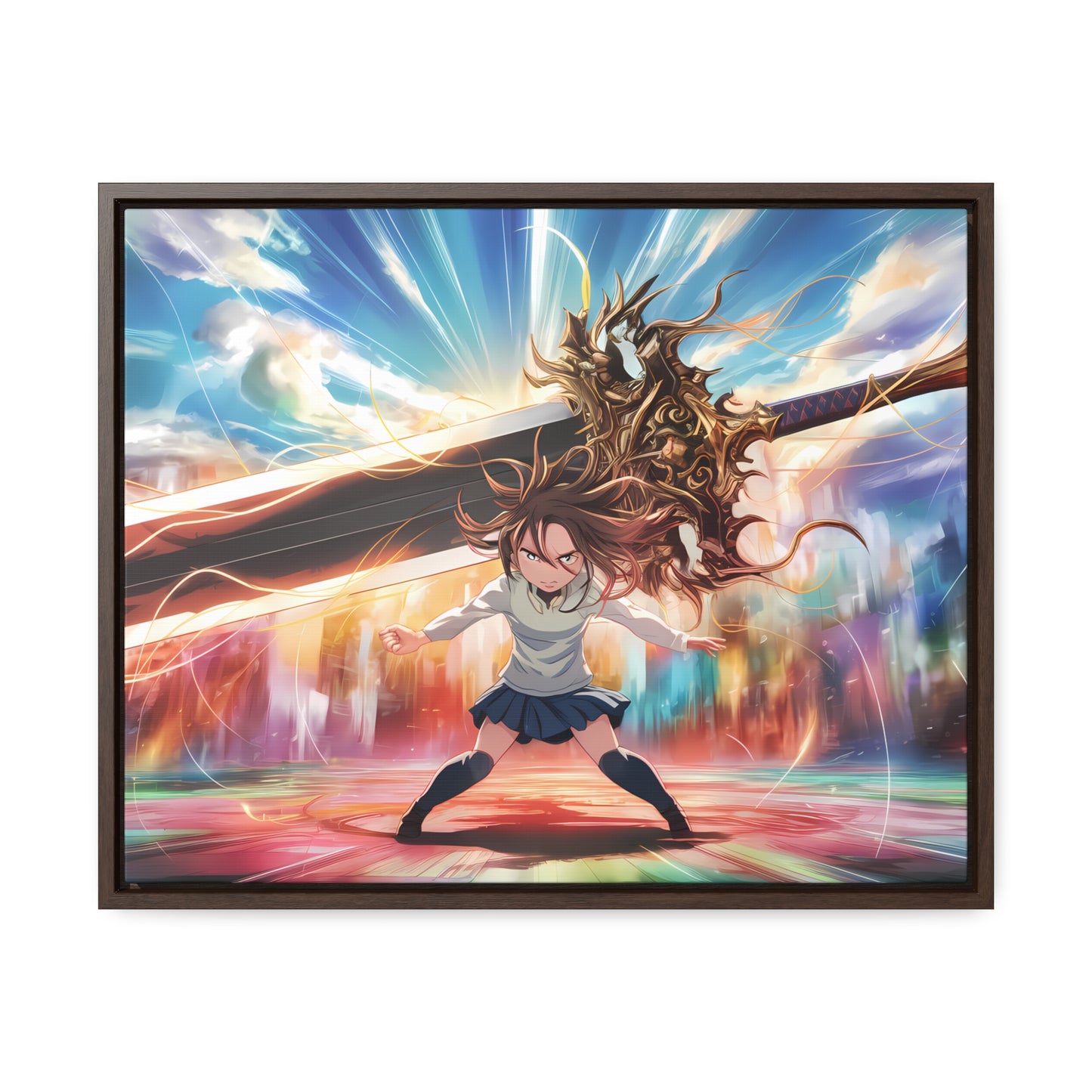 Blade of the Infinite Resolve - Gallery Canvas Wraps, Horizontal Frame