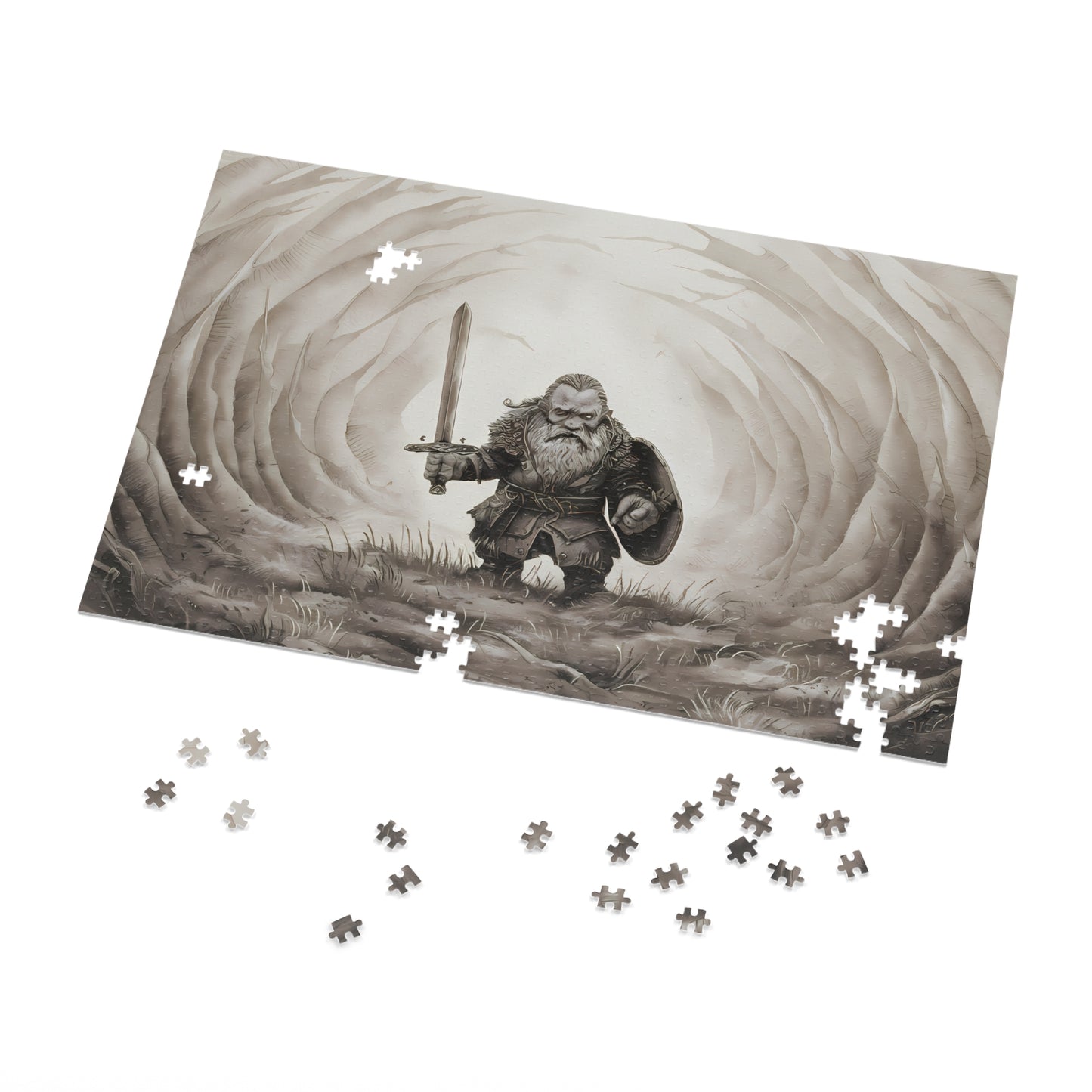 The Last Stand of the Woodland Dwarf - Jigsaw Puzzle (30, 110, 252, 500,1000-Piece)