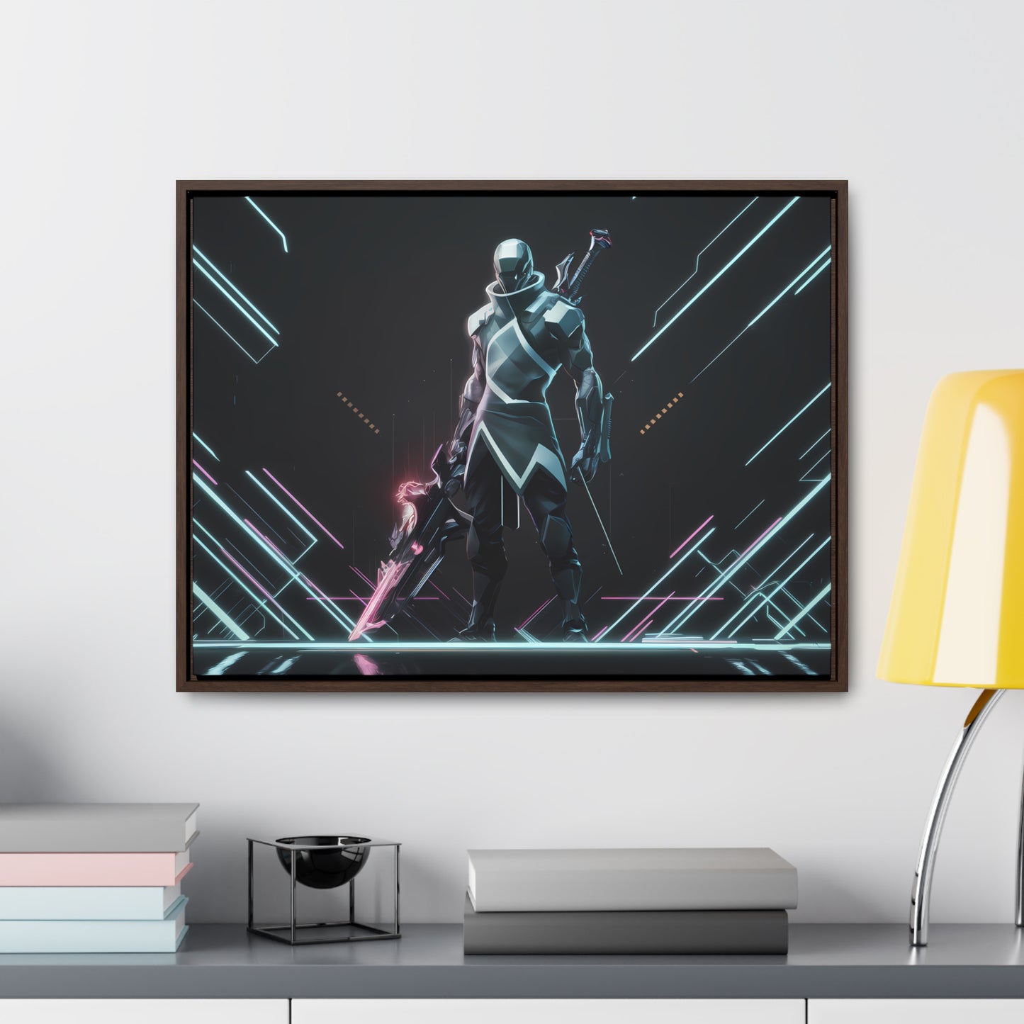 Cybernetic Vanguard - Gallery Canvas Wraps, Horizontal Frame