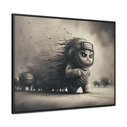 March of the Determined - Gallery Canvas Wraps, Horizontal Frame