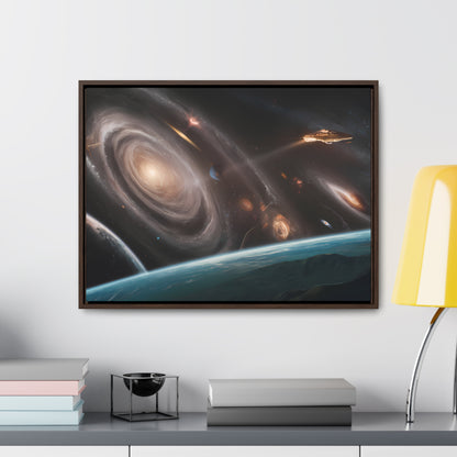 Galactic Odyssey - Gallery Canvas Wraps, Horizontal Frame