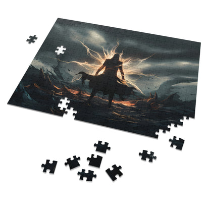 Magical Fire Warrior - Jigsaw Puzzle (30, 110, 252, 500,1000-Piece)