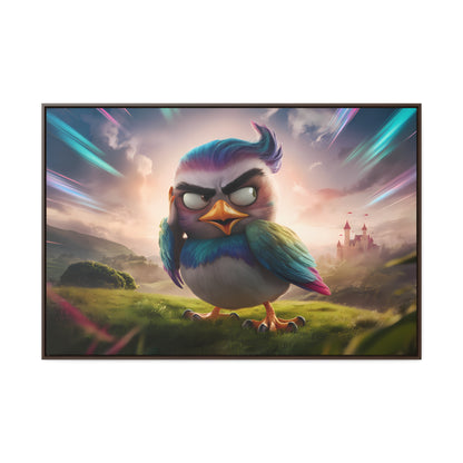 Feathered Fury: The Guardian of the Sky - Gallery Canvas Wraps, Horizontal Frame