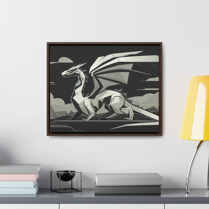 Shadow of the Silver Dragon - Gallery Canvas Wraps, Horizontal Frame