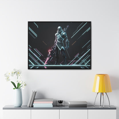 Cybernetic Vanguard - Gallery Canvas Wraps, Horizontal Frame