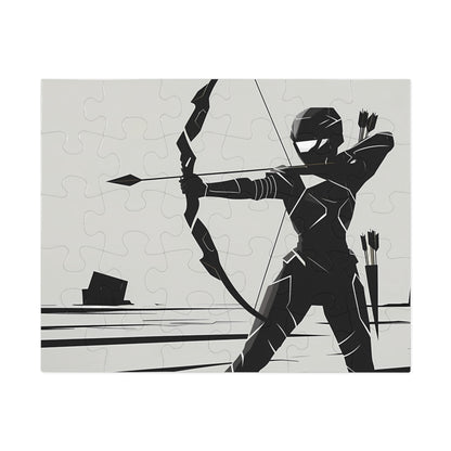 Archer in Shadow Armor - Jigsaw Puzzle (30, 110, 252, 500,1000-Piece)