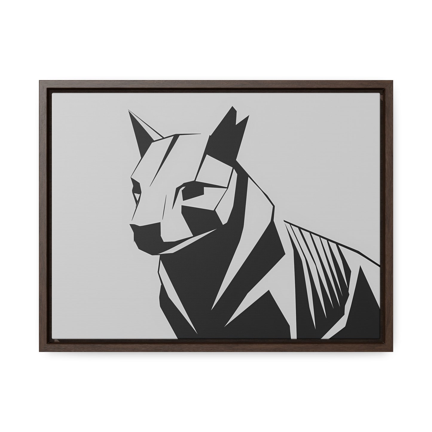 Geometric Guardian - Gallery Canvas Wraps, Horizontal Frame