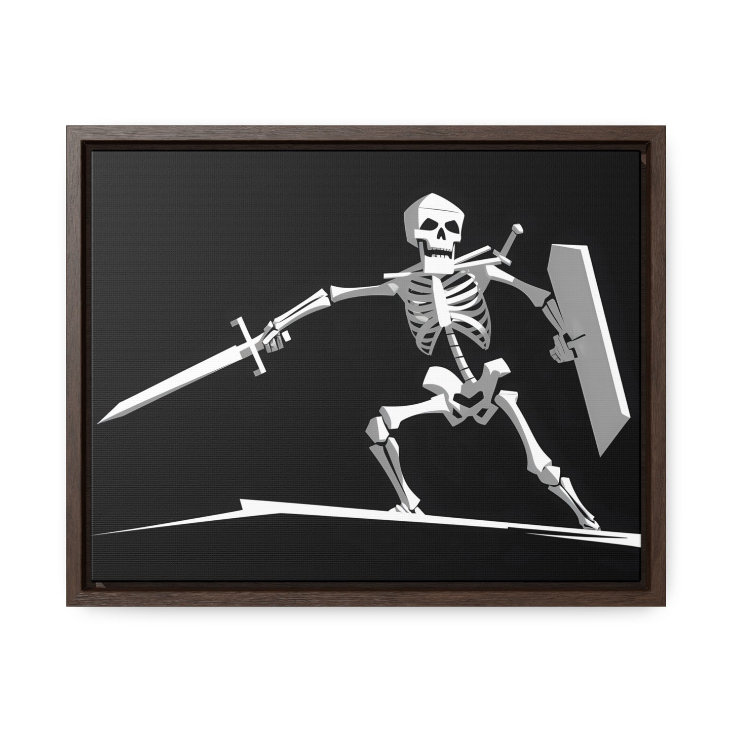 The Undead Sentinel - Gallery Canvas Wraps, Horizontal Frame