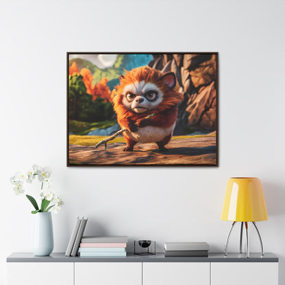 Guardian of the Enchanted Forest - Gallery Canvas Wraps, Horizontal Frame