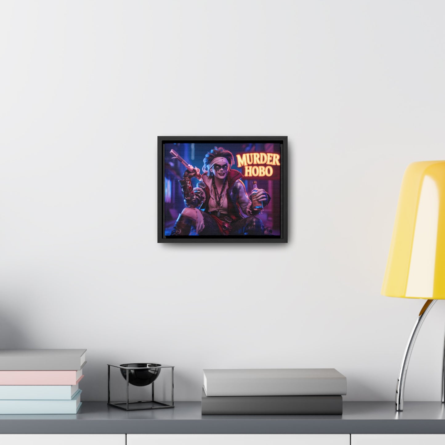 Neon Anarchy - Gallery Canvas Wraps, Horizontal Frame