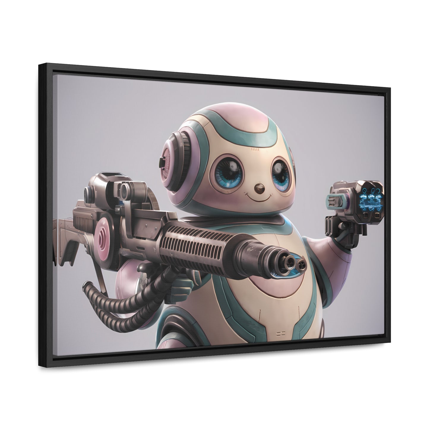 "Adorable Defender" - Gallery Canvas Wraps, Horizontal Frame