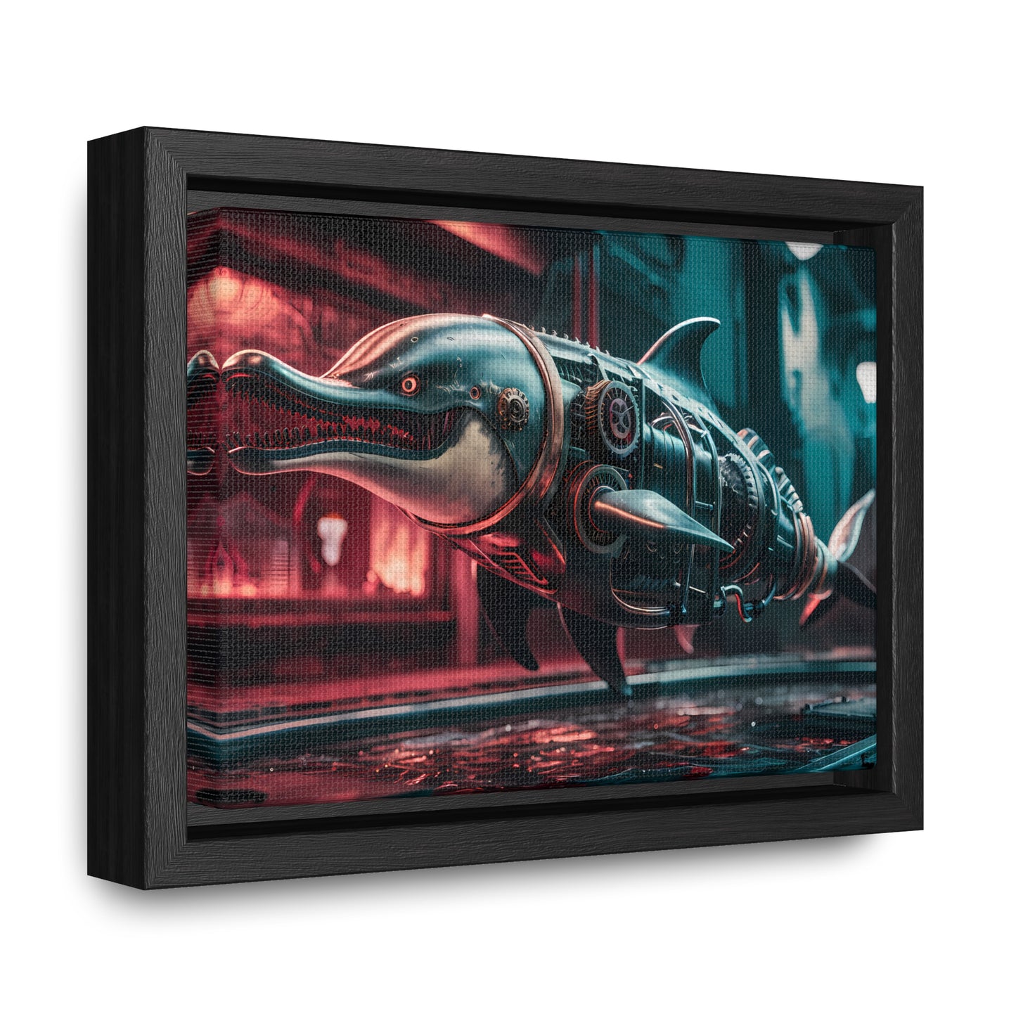 Mechanical Apex Predator - Gallery Canvas Wraps, Horizontal Frame