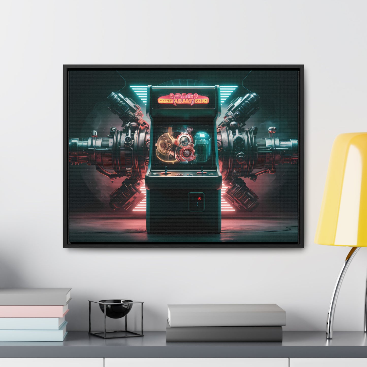 Quantum Arcade Revolution - Gallery Canvas Wraps, Horizontal Frame