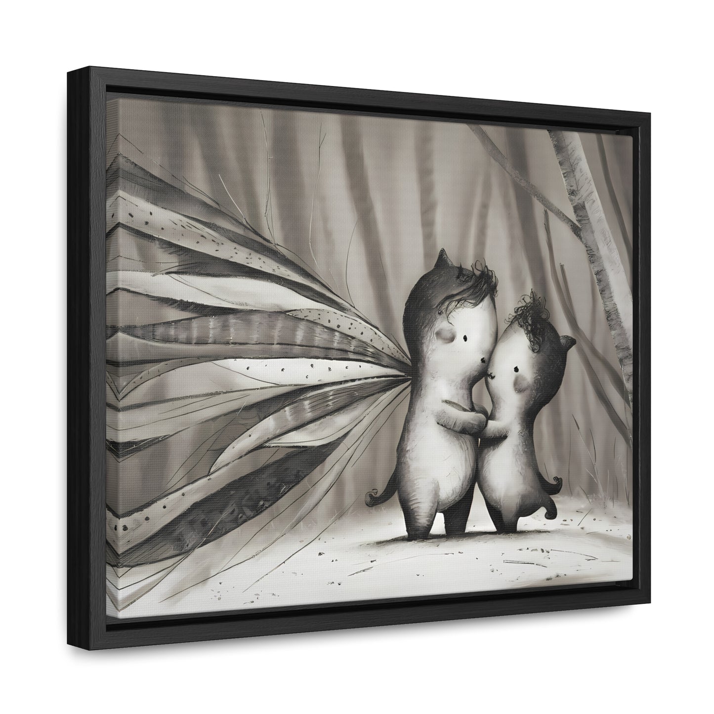 Whispers of the Forest - Gallery Canvas Wraps, Horizontal Frame