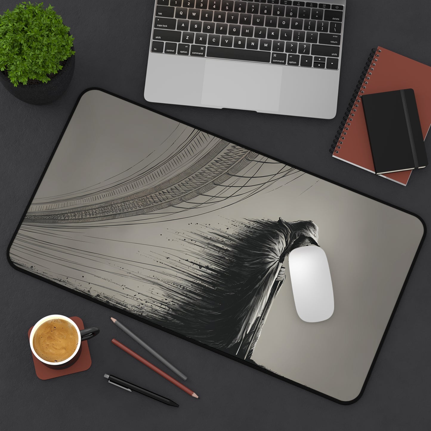 Charcoal Wizard - Desk Mat