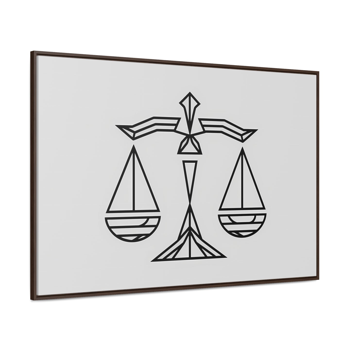 Balance of Justice - Gallery Canvas Wraps, Horizontal Frame