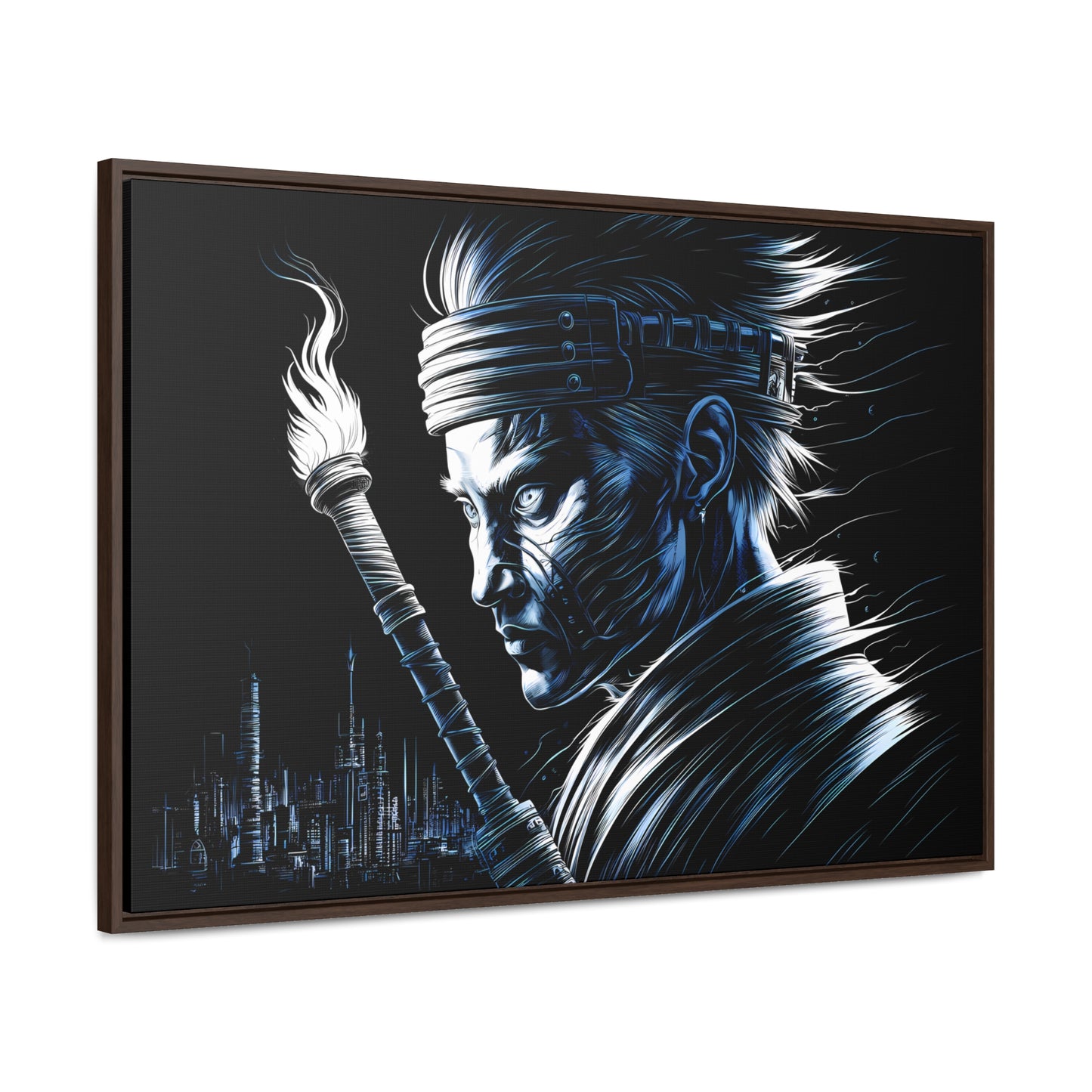 Shadow of the Eternal Flame - Gallery Canvas Wraps, Horizontal Frame