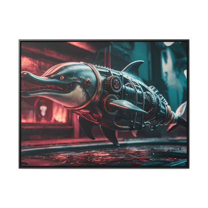 Mechanical Apex Predator - Gallery Canvas Wraps, Horizontal Frame