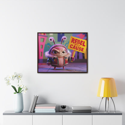 Rebel with a Cause - Gallery Canvas Wraps, Horizontal Frame