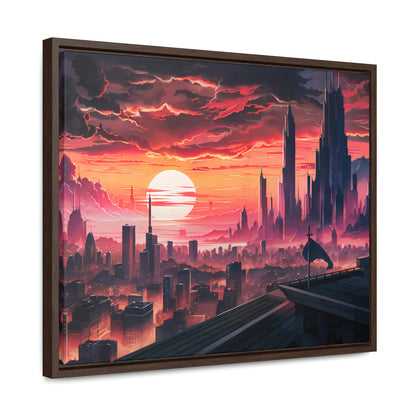 City of the Last Dawn - Gallery Canvas Wraps, Horizontal Frame