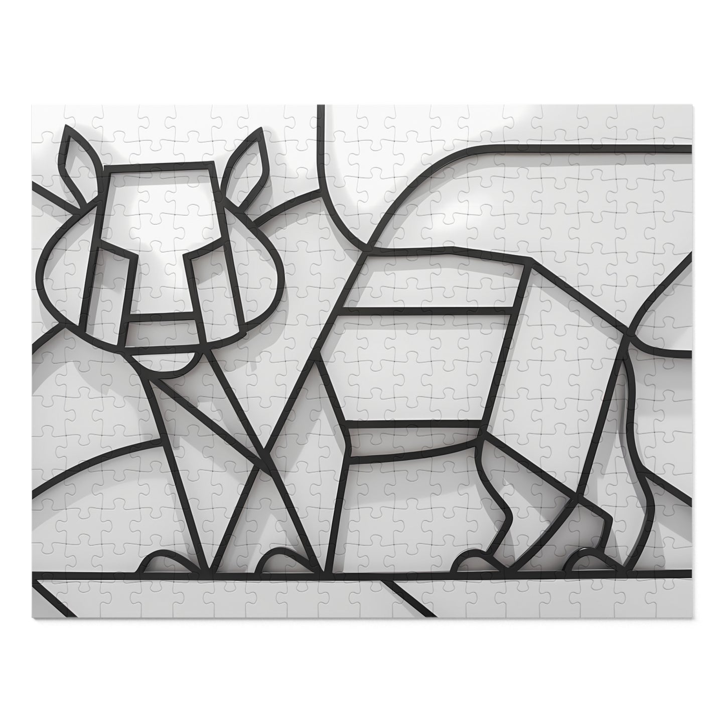 Geometric Guardian - Jigsaw Puzzle (30, 110, 252, 500,1000-Piece)