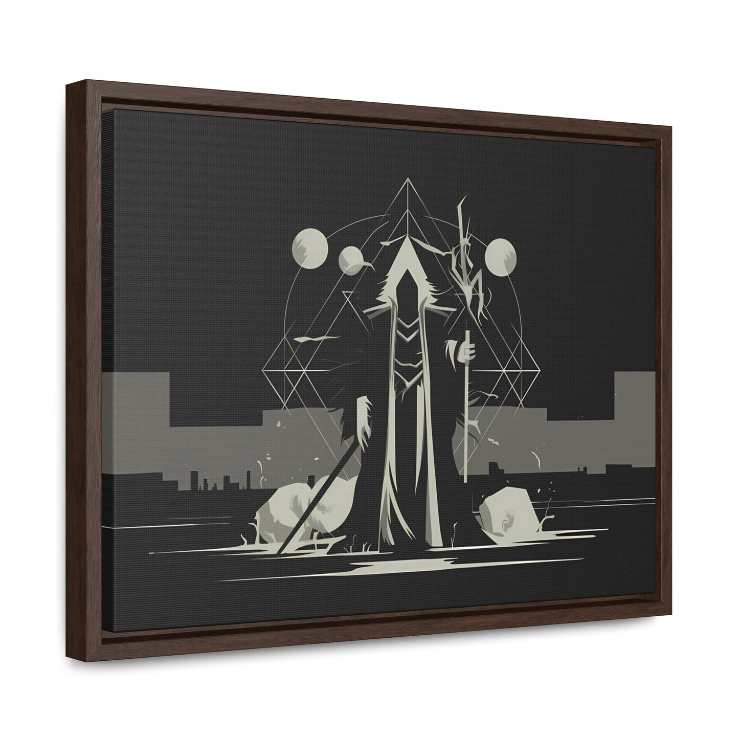 The Arcane Guardian of the Shadows - Gallery Canvas Wraps, Horizontal Frame