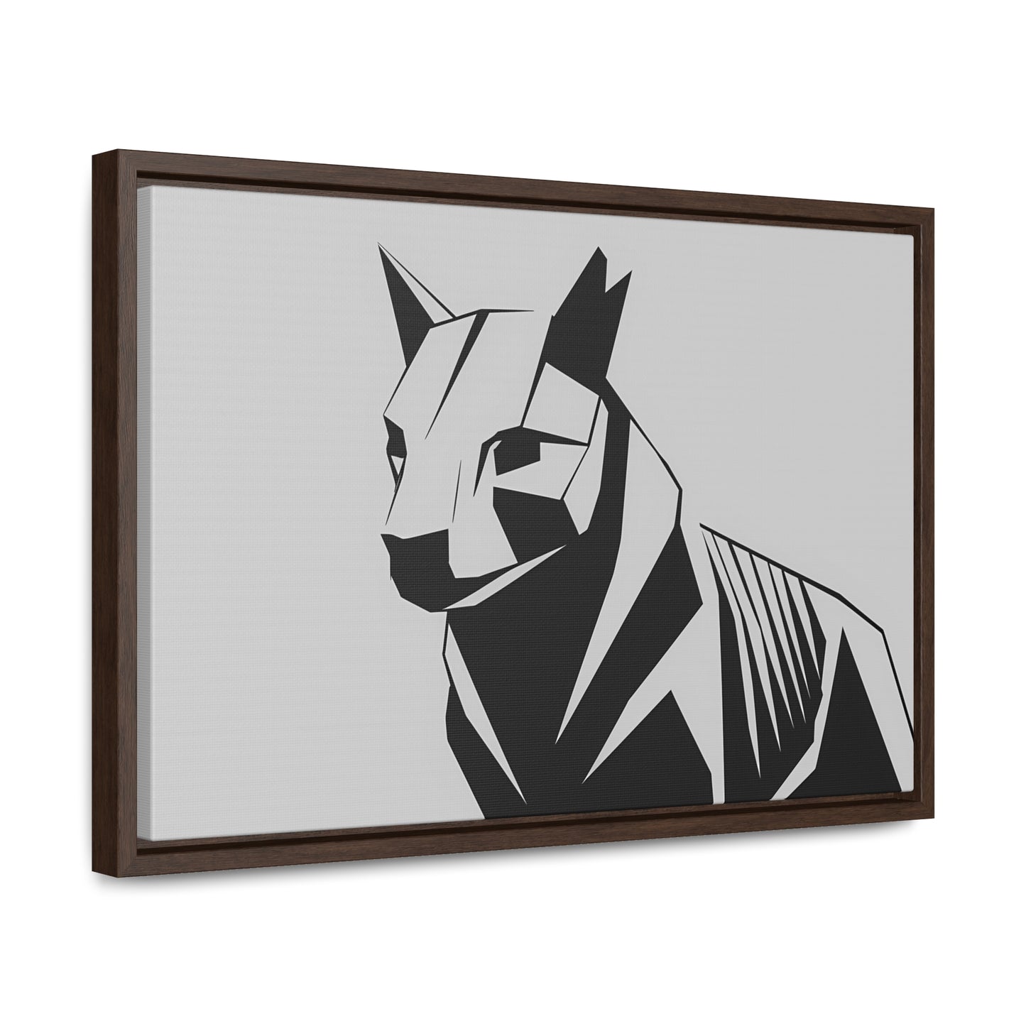 Geometric Guardian - Gallery Canvas Wraps, Horizontal Frame