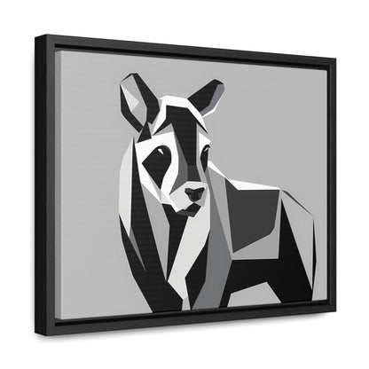 Monochrome Geometry - Gallery Canvas Wraps, Horizontal Frame