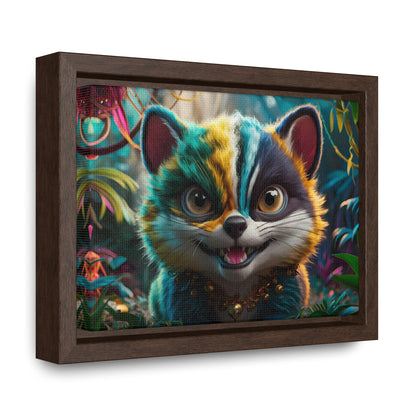 Jungle Mischief - Gallery Canvas Wraps, Horizontal Frame