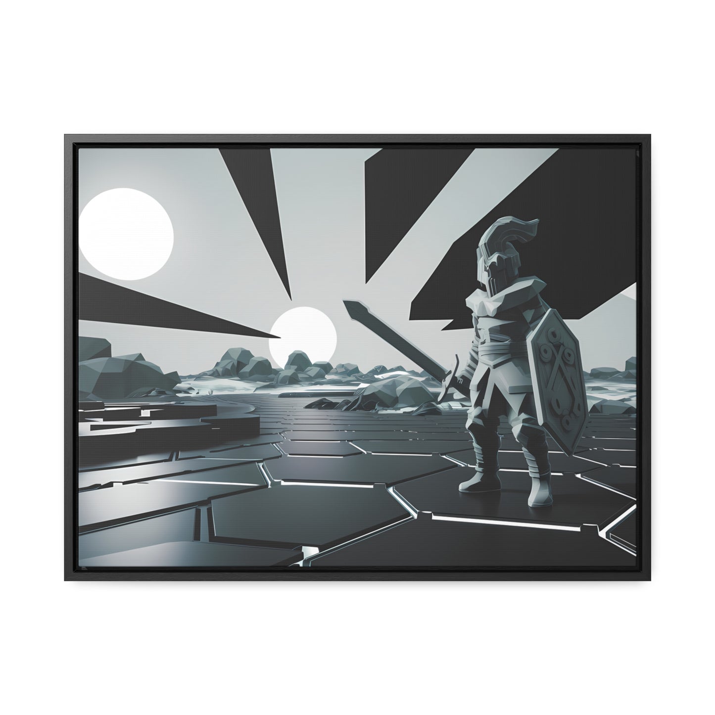 Guardian of the Twin Suns - Gallery Canvas Wraps, Horizontal Frame