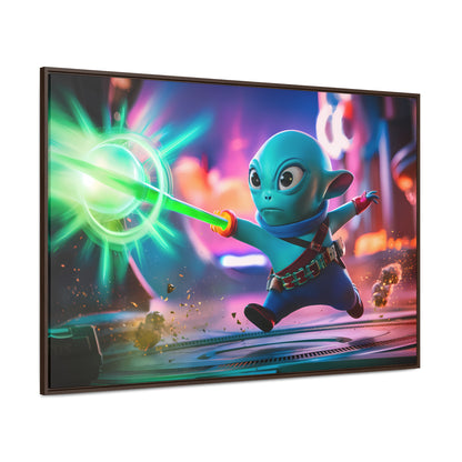 Galactic Defender - Gallery Canvas Wraps, Horizontal Frame