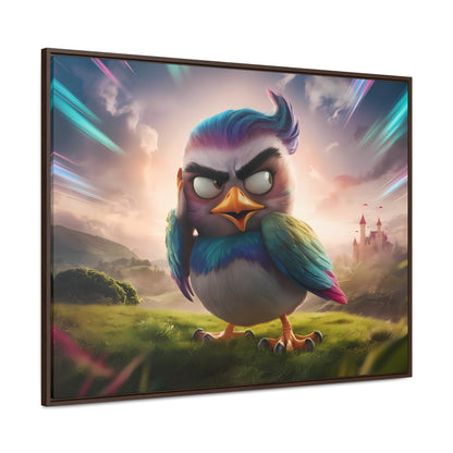 Feathered Fury: The Guardian of the Sky - Gallery Canvas Wraps, Horizontal Frame