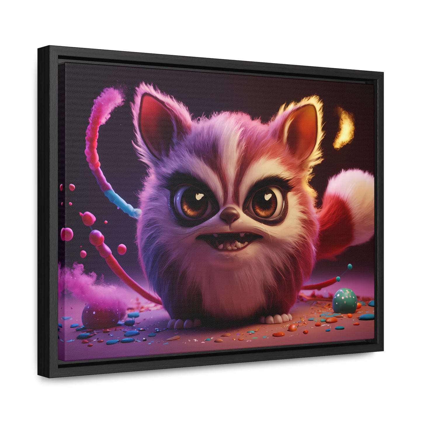 Cosmic Candy Critter - Gallery Canvas Wraps, Horizontal Frame