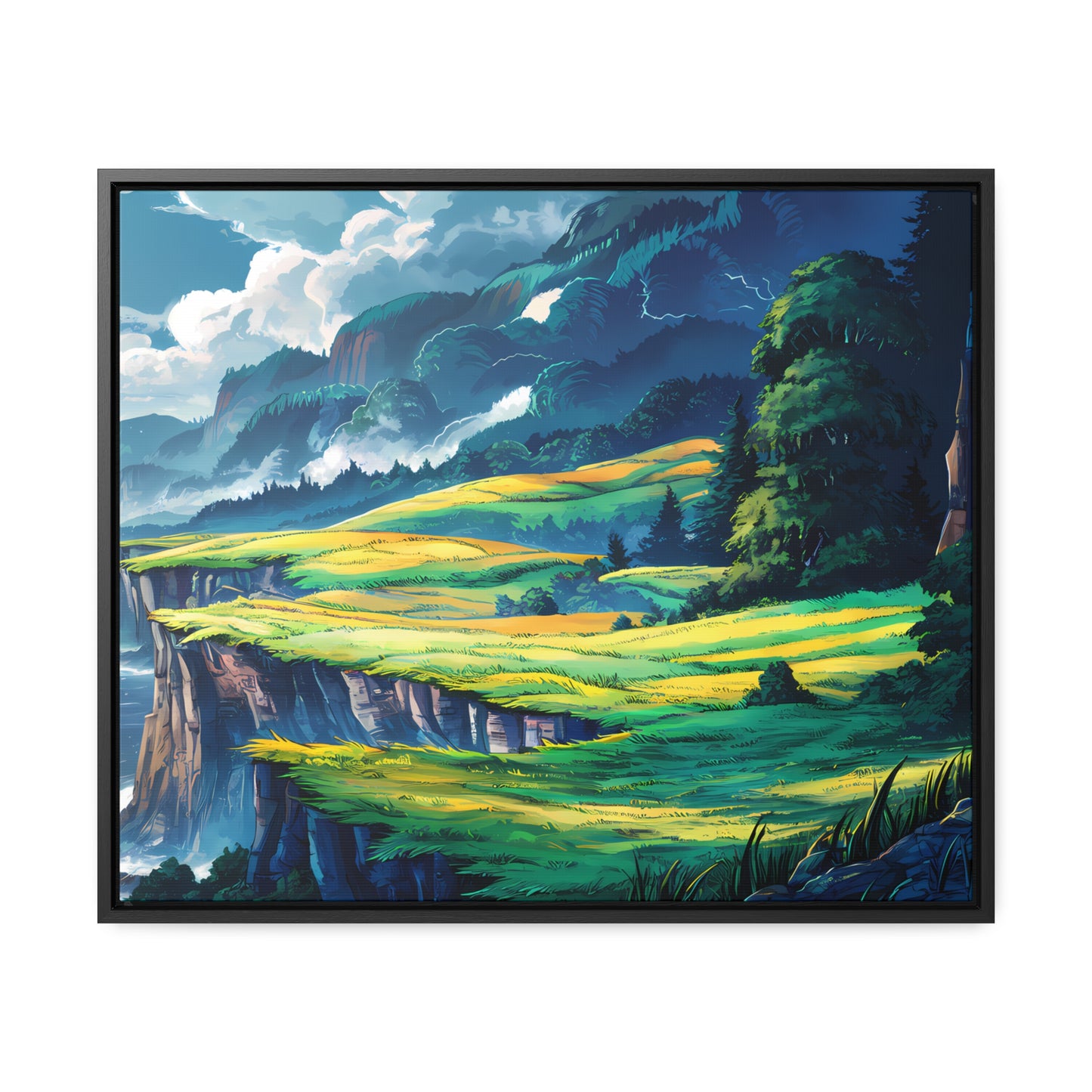 Edge of the Wild Coast - Gallery Canvas Wraps, Horizontal Frame