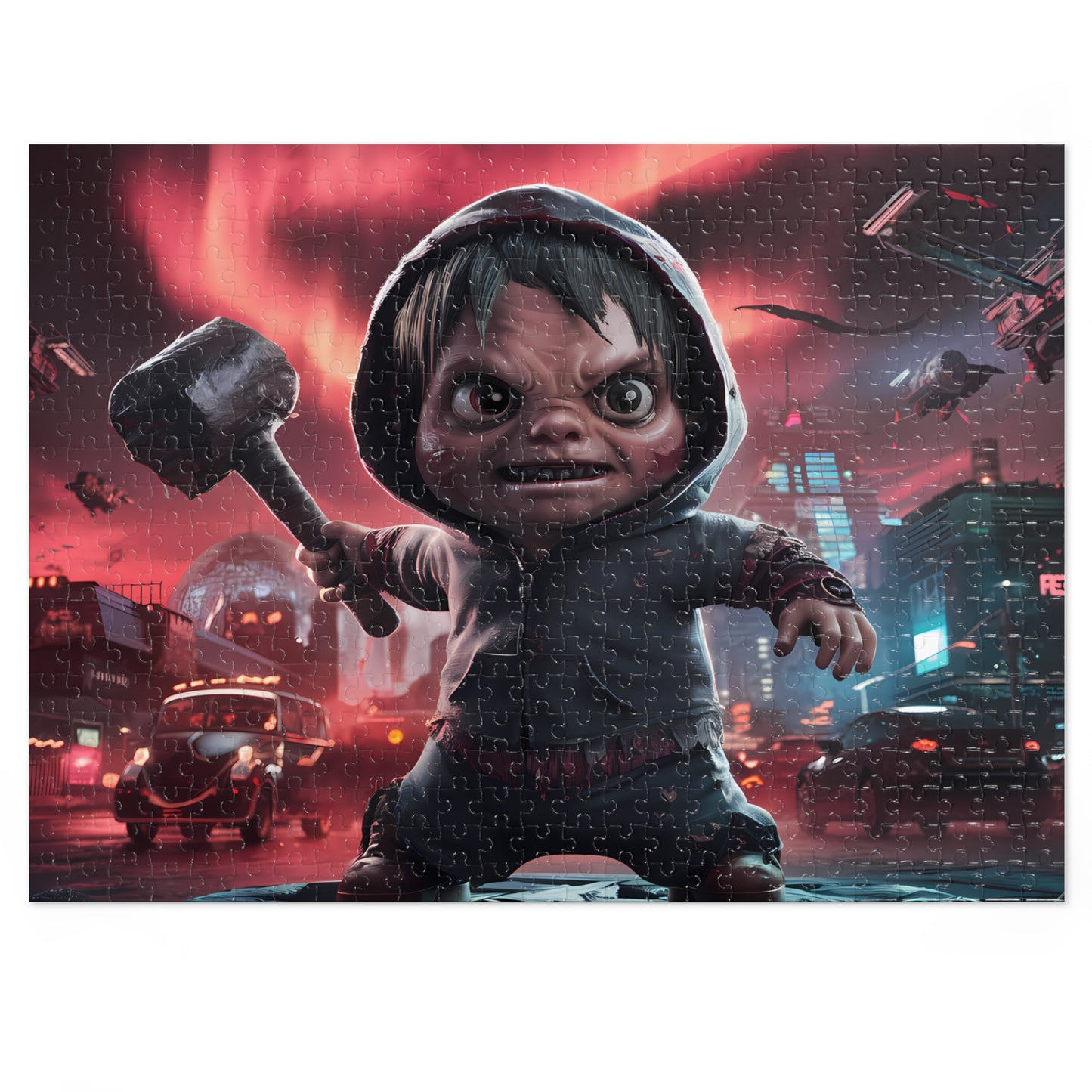 Wrath of the Tiny Titan - Jigsaw Puzzle (30, 110, 252, 500,1000-Piece)