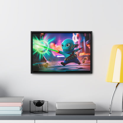 Galactic Defender - Gallery Canvas Wraps, Horizontal Frame