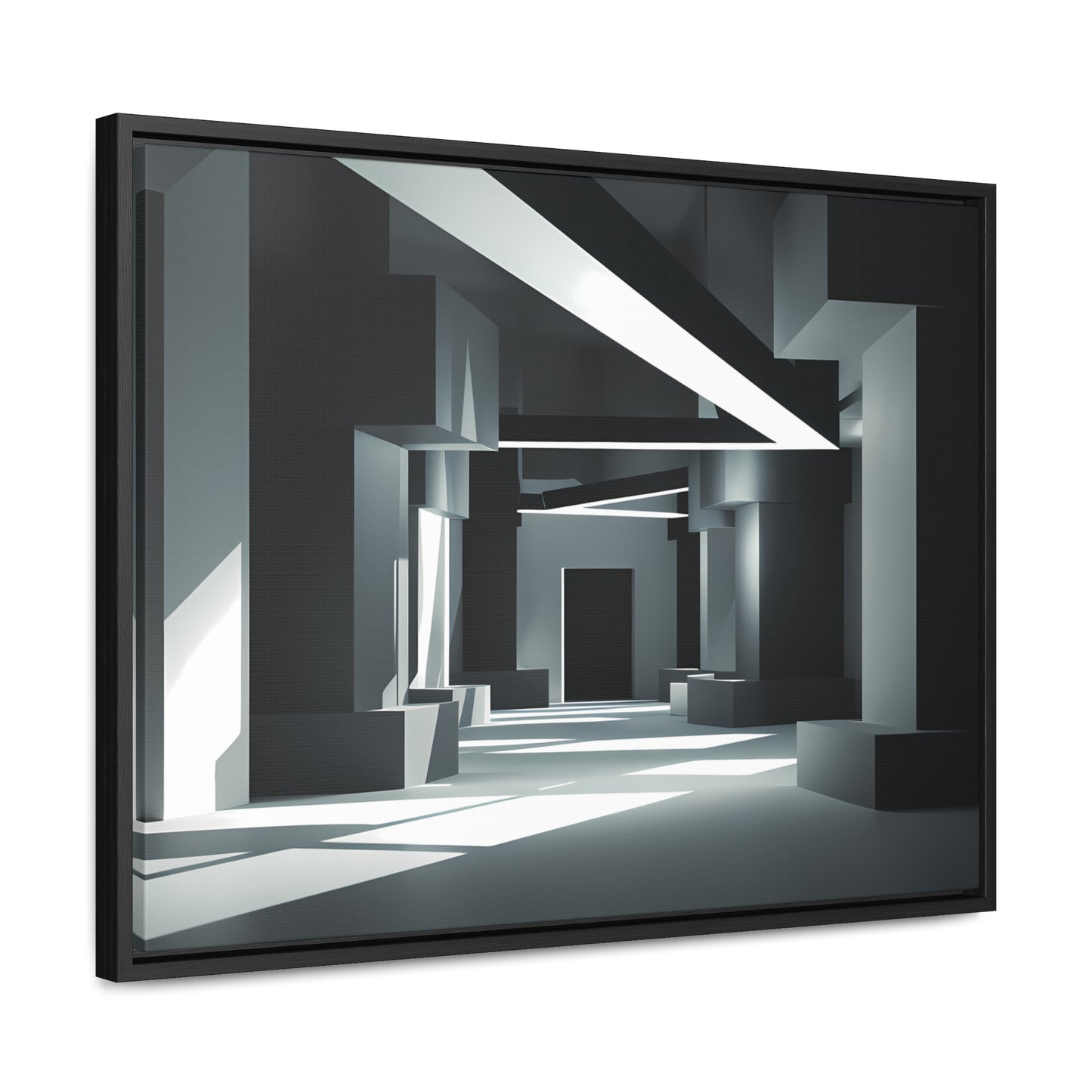 Echoes of Geometry - Gallery Canvas Wraps, Horizontal Frame