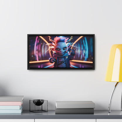 "Neon Spark" - Gallery Canvas Wraps, Horizontal Frame