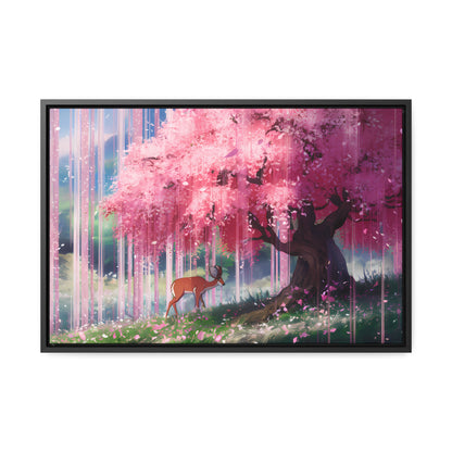 Beneath the Blossoming Canopy - Gallery Canvas Wraps, Horizontal Frame