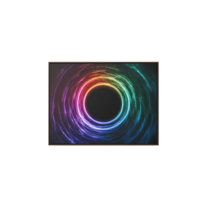 Cosmic Vortex of Light - Gallery Canvas Wraps, Horizontal Frame