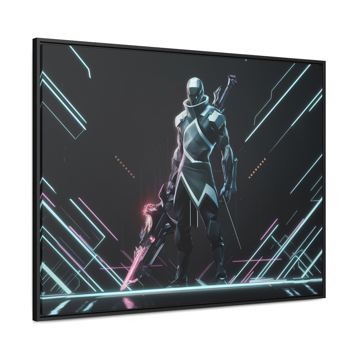 Cybernetic Vanguard - Gallery Canvas Wraps, Horizontal Frame