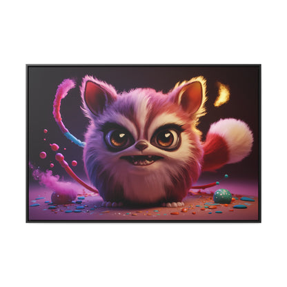 Cosmic Candy Critter - Gallery Canvas Wraps, Horizontal Frame