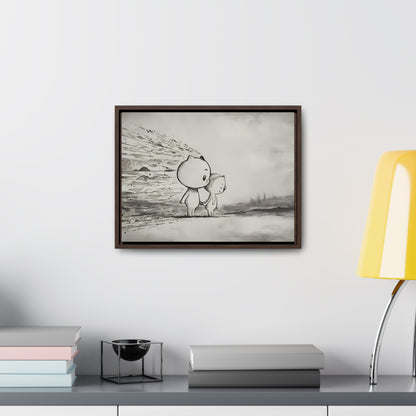 "Together Through the Storm" - Gallery Canvas Wraps, Horizontal Frame